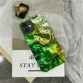 thumbnail image 5 of FKBRCL4U Compatible with iPhone 11 Matte Case, Abstract Green Liquid Swirling Alcohol Pattern for Girl Full Body Design Soft Silicone Drop Shock Scratch Protection for iPhone 11, 5 of 7