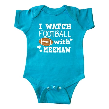 

Inktastic I Watch Football with My Meemaw Gift Baby Boy Bodysuit