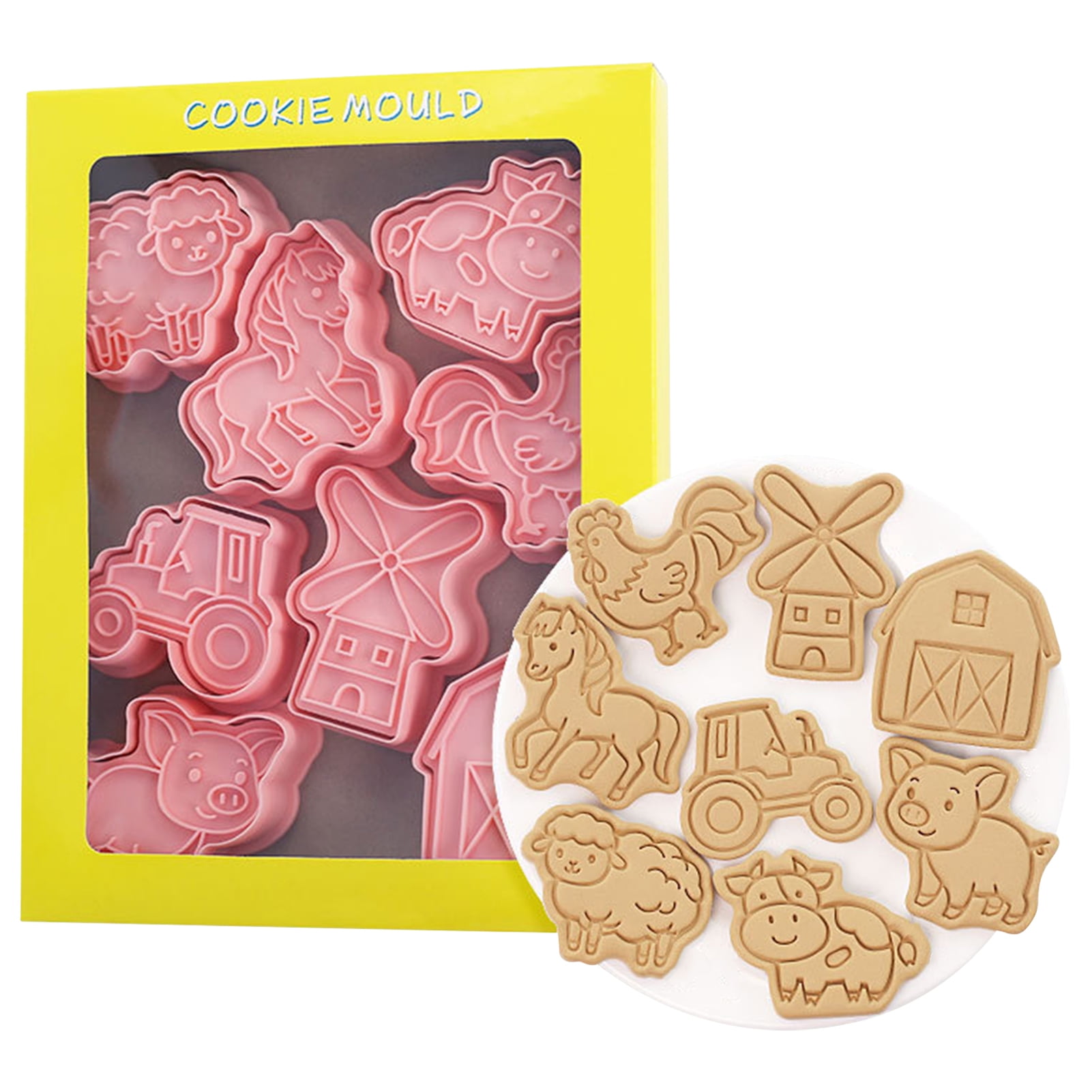 Christmas Cracker Star Shape Cookie Cutter Dough Biscuit Pastry Fondant Stamp 