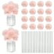 thumbnail image 1 of Uxcell Flores de Bola de Crisantemo Artificial, Ramos de Seda de Hortensia Falsos para el Hogar/Boda Rosa Claro 30 Pack, 1 of 7