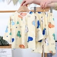 thumbnail image 1 of Ropa de dormir de algodón para bebés, niños y niñas, ropa de casa para niños de 1 a 11T, pijamas finos y ajustables, ropa de algodón para niños, lindo Jersey, 1 of 4