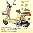 thumbnail image 2 of Motobici Electrica Honey whale U3 Pro Amarillo, 2 of 8