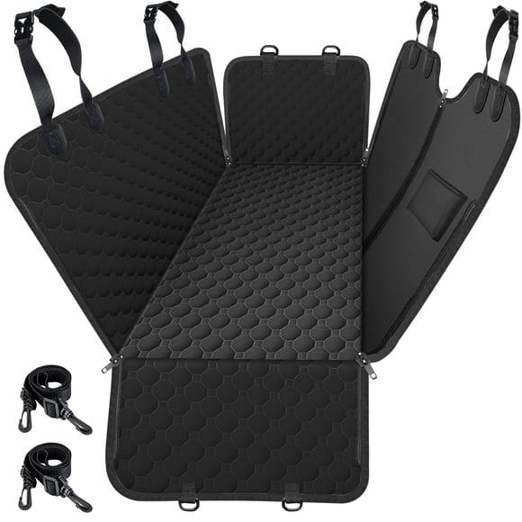 Hamaca para Perros Mancro 2025 Mejorada con Cubre Asiento de Coche Impermeable 600D