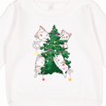 thumbnail image 3 of Inktastic Kawaii Cats Christmas Tree Toddler Sweatshirt, 3 of 4