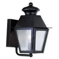 thumbnail image 2 of Livex Mansfield 2160-07 1-Light Outdoor Wall Lantern in Bronze, 2 of 3