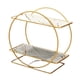 thumbnail image 2 of Organizador de encimera de baño, soporte para cosméticos, elegante bandeja de tocador, estante de almacenamiento para perfumes, cuidado de la piel y Blanco, 2 of 9