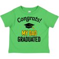 thumbnail image 3 of Inktastic Congrats My Dad Graduated with Cap Boys or Girls Toddler T-Shirt, 3 of 5