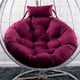 thumbnail image 1 of Cojines de silla de hamaca de Papasan gruesos, cojín de almohadilla suave con reposacabezas para el hogar, jardín, interior, exterior, silla colgante, asiento de columpio Fivean unisex, 1 of 2