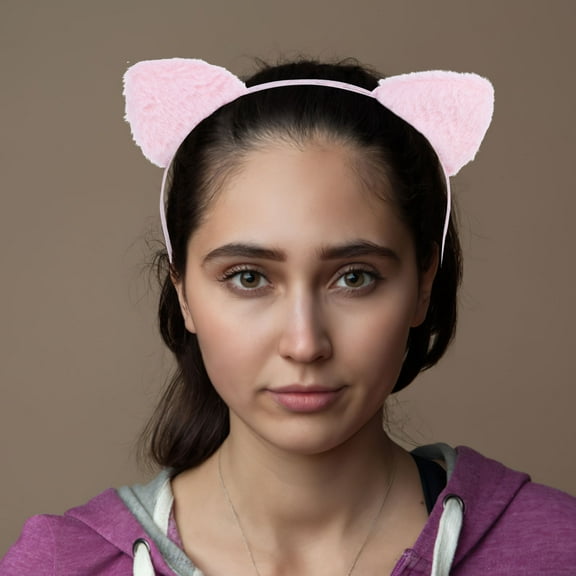 LOLIPPYY Cat Headbands For Face Wash Plush 1Pack Comfortable Fit For Makeup Application