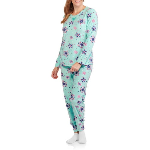 Secret Treasures Secret Treasures St Ladies Ls Scp Mf Pj Set Snflk Walmart Com Walmart Com