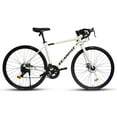 thumbnail image 3 of 700C Road Bike, 16-Speed Outdoor Bike Disc Brakes, Light Weight Aluminum Frame, Racing Bike City Commuting Road Bicycle for Men and Women, 3 of 10