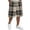 BE24_Earthy Yellow, variant on Resicozy Plaid Shorts Men Casual Classic Fit Elastic Waist Bermuda Short Straight Leg Loose Y2k Lounge Shorts with Pockets Earthy Yellow 4XL