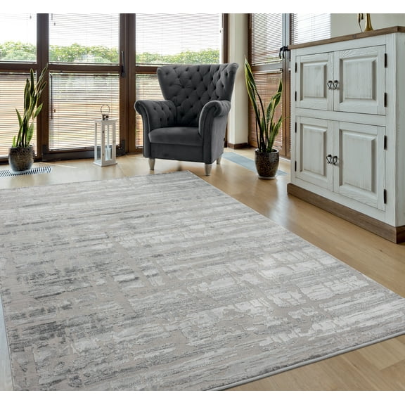 United Weavers Rasbora Sierra Contemporary Abstract Area Rug, Multicolor, 7'10" x 7'10"
