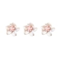 thumbnail image 2 of Tnobhg 3Pcs Sweet Children Flower Shape Braided Hair Buckle Anti-slip Mini Hair Clip Headdress Hair Accessories, 2 of 7