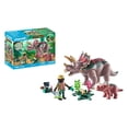 thumbnail image 1 of Set de Juego Playmobil Familia de Triceratops 71821, 1 of 4