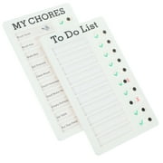 Eease 2 Sets of Daily Plan Chart Planner To Do List Chore Chart Detachable Daily Schedule for Adults