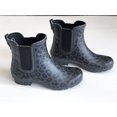 thumbnail image 4 of Roma Boots Women's Chelsea Rain Boots, Matte Gray Leopard, 8 M US, 4 of 5