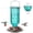 A, variant on Glass Texture Hummingbird Feeder for Outdoor Hanging, 24 Ounces, 6 Feeding Ports, Bird Nectar Feeder for Garden Décor, Ant Moat Included, Plastic