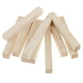 thumbnail image 2 of KLKCMS 10PCS Square Wooden Dowel Rods, Unfinished Hardwood Square Dowel Sticks, Crafts, 80mm 10 Pieces, 2 of 9