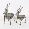 thumbnail image 1 of Deer Bowl Planters on Stand, 2-Piece Set, 1 of 6