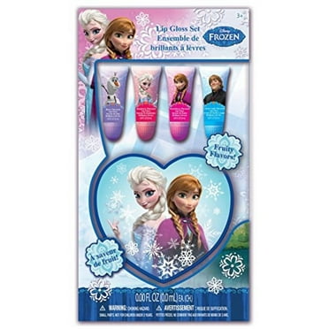 Frozen Lip Tube Set with Heart Box, Strawberry, 4 Count