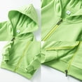 thumbnail image 4 of GYRATEDREAM Unisex Toddler Baby Zip-up Lightweight Hoodie Jacket Kids Spring Fall Long Sleeve Hooded Sweatshirts Coat with Patch Pocket Boys Girls Solid Color Outwear for 2-8 Years, 4 of 8