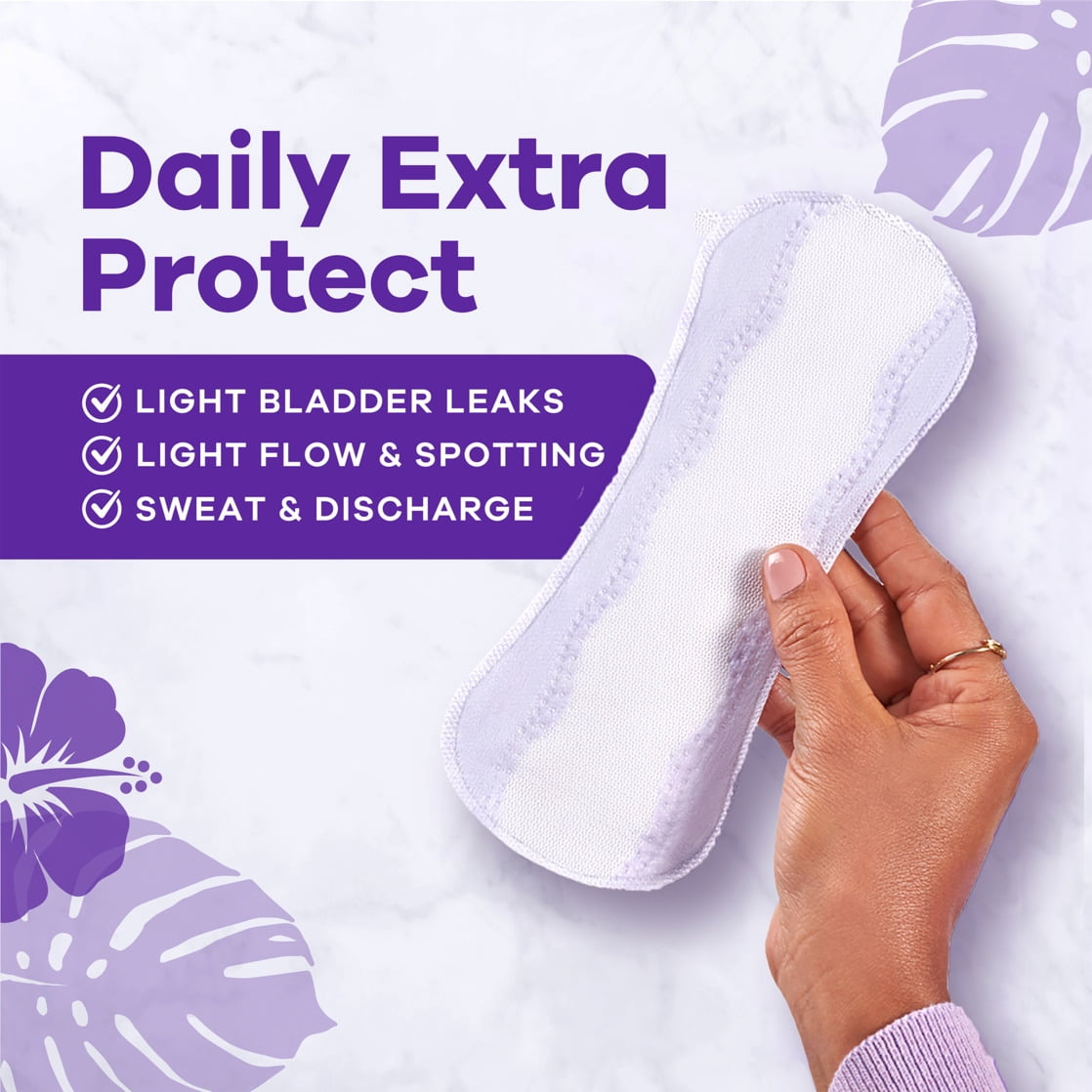 (2 pack) Always Anti-Bunch Xtra Protection Daily Liners, Long, Unscented, 136 CT
