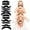 black, variant on Pompotops 12pcs Party Halloween Christmas Fake Mustache Funny Fake Beard Whisker