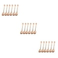 thumbnail image 1 of Injueey Juego de cubiertos de viaje con forma de concha y tenedor de cucharadita, 6 uds., vajilla, cuchara impresa portátil, postres, azúcar, Type1 NO1, 1 of 6