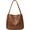 A / Brown, variant on Women's Hobo Bucket Bag Vintage Handbag Purses Soft PU Leather Tote Bag Fashion Ladies Top Handle Shoulder Bags