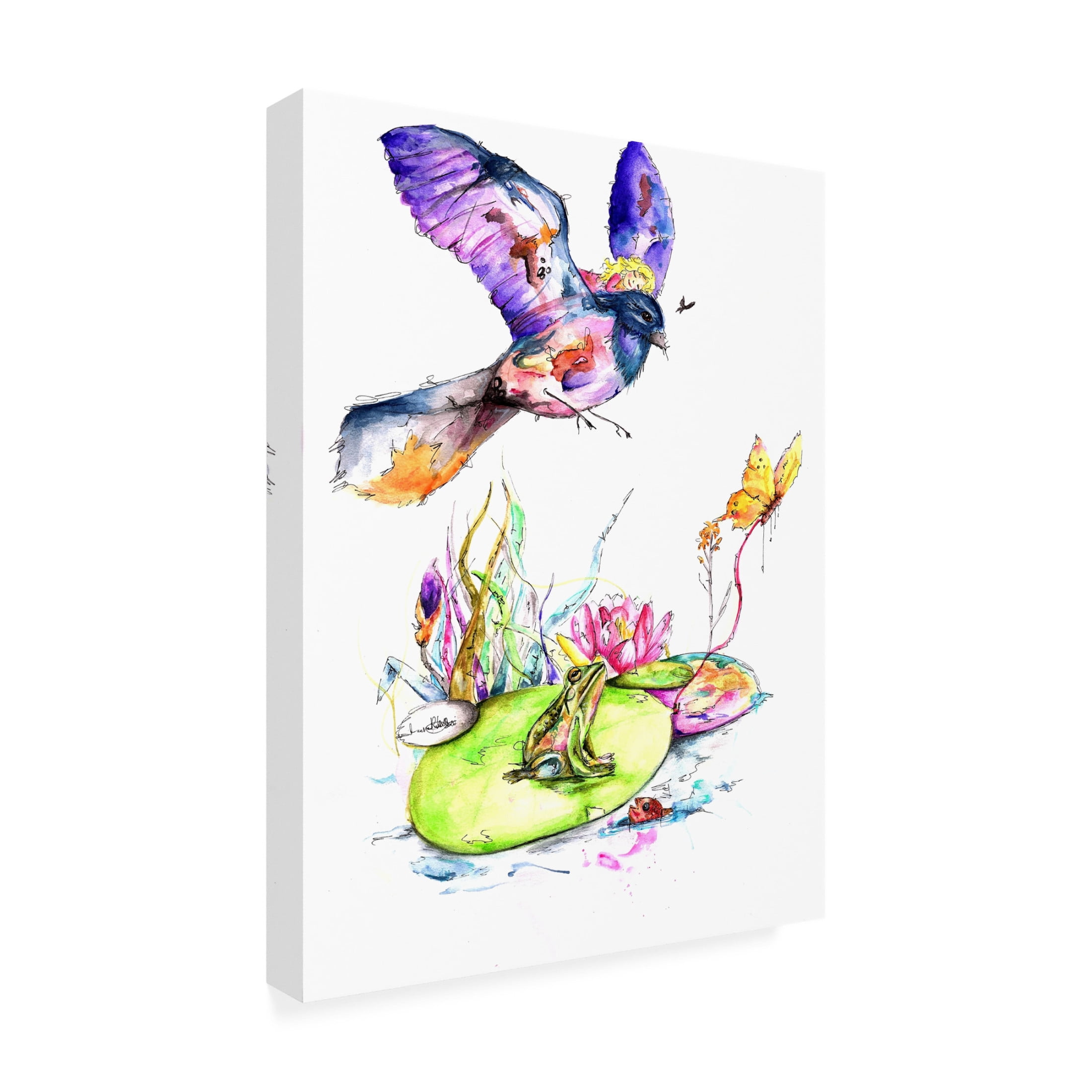 Trademark Fine Art Rikke Londager Boisen Thumbelina Canvas Wall Art