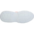 thumbnail image 5 of Sam Edelman Womens Chelsie Lace Up Knit Sneaker Pink Coral/Electric Lime/Off White 7.5M, 5 of 5