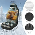 thumbnail image 7 of Uorisanigo Car Seat Cover, Soft Plush 2-Pack Highland Cow Aztec Front Seat Covers, All Weather Car Seats Cover Comfort & Protection for Truck,SUV,Sedan,Van, Easy Installation, 7 of 7