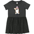 thumbnail image 3 of Inktastic Corgi Puppy Girl Girls Toddler Dress, 3 of 5