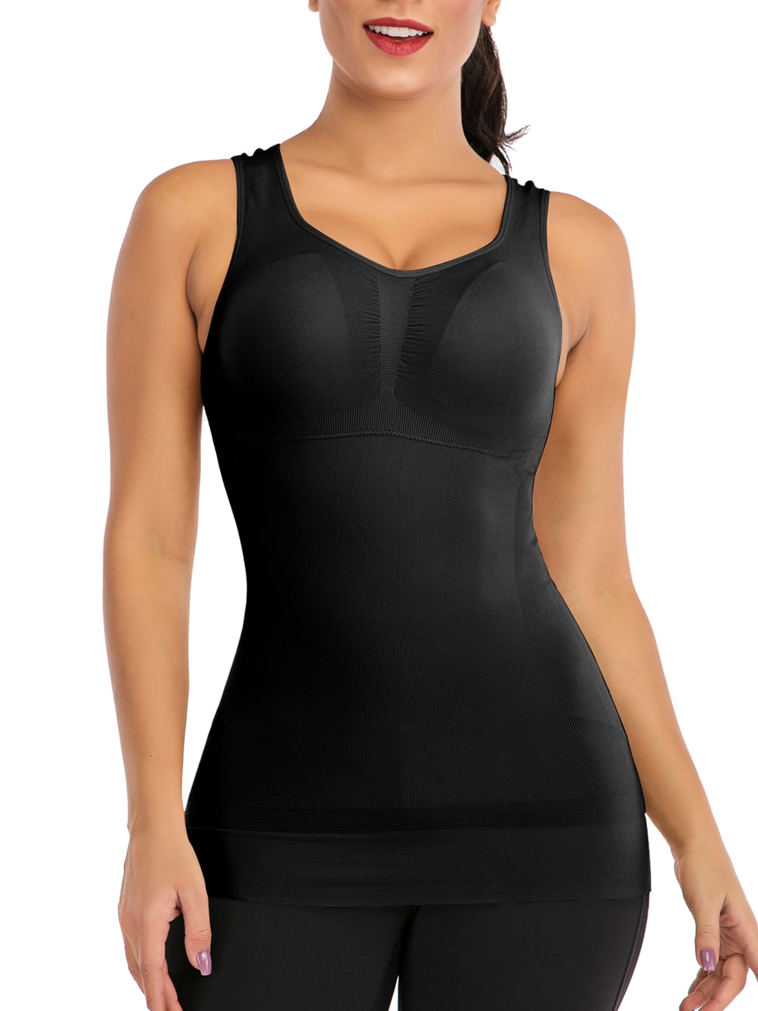 vest with built in bra uk