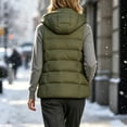 thumbnail image 5 of Women's Cropped Puffer Vest winter Lightweight Quilted Jacket Vest Sleeveless Stand Collar Zipper Coats with Pockets, 5 of 7