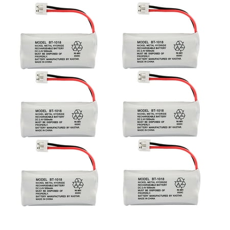 Kastar 6-Pack Battery Replacement for 6204 6205 6209 6211 6215 6219 6221 6222 6225 6226 6228 6229 6245 6301 6321 6322 8013260000 80-1326-00-00 8013300100 80-1330-01-00 8300 831 8913260000