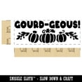 thumbnail image 2 of Gourd-eous Gorgeous Teacher Student School Self-Inking Rubber Stamp Ink Stamper - Green Ink - Large 2-3/4 Inch, 2 of 7