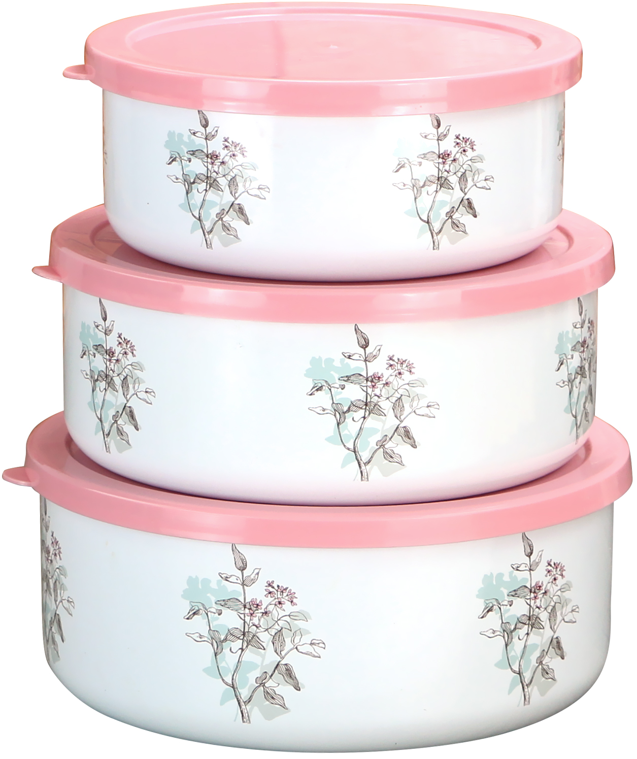 Corelle Coordinates 6Piece Enamel on Steel Bowl Set, Twilight Grove