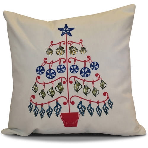 Simply Daisy 16" x 16" Beach Tree Geometric Print Pillow