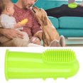 thumbnail image 4 of Spptty Finger Toothbrush, 10PCS Silicone Soft Pet Finger Toothbrush Green Teeth Cleaning Tool for Cats Dogs, Pet Toothbrush, 4 of 8