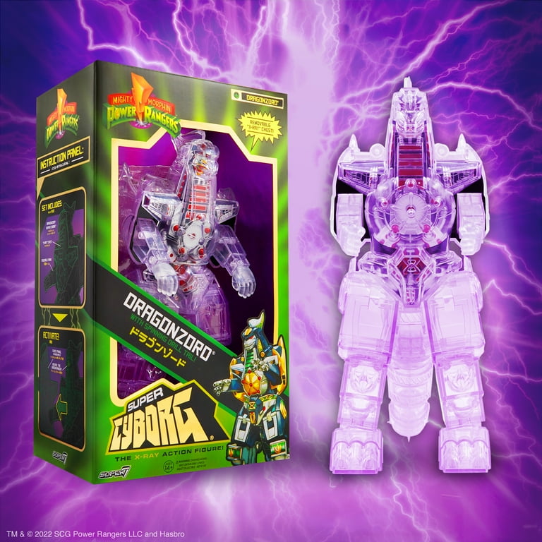 Super 7 Power Rangers Ultimates W2 - Action Figure Dragonzord 23 Cm - Statuetta Da Collezione Mighty Morphin