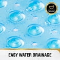 thumbnail image 6 of HITSLAM Extra Long Bathtub Mat-40x16 Non Slip Shower Mat with Drain Holes and Suction Cups,Machine Washable Bath Mat,Clear Blue, 6 of 8
