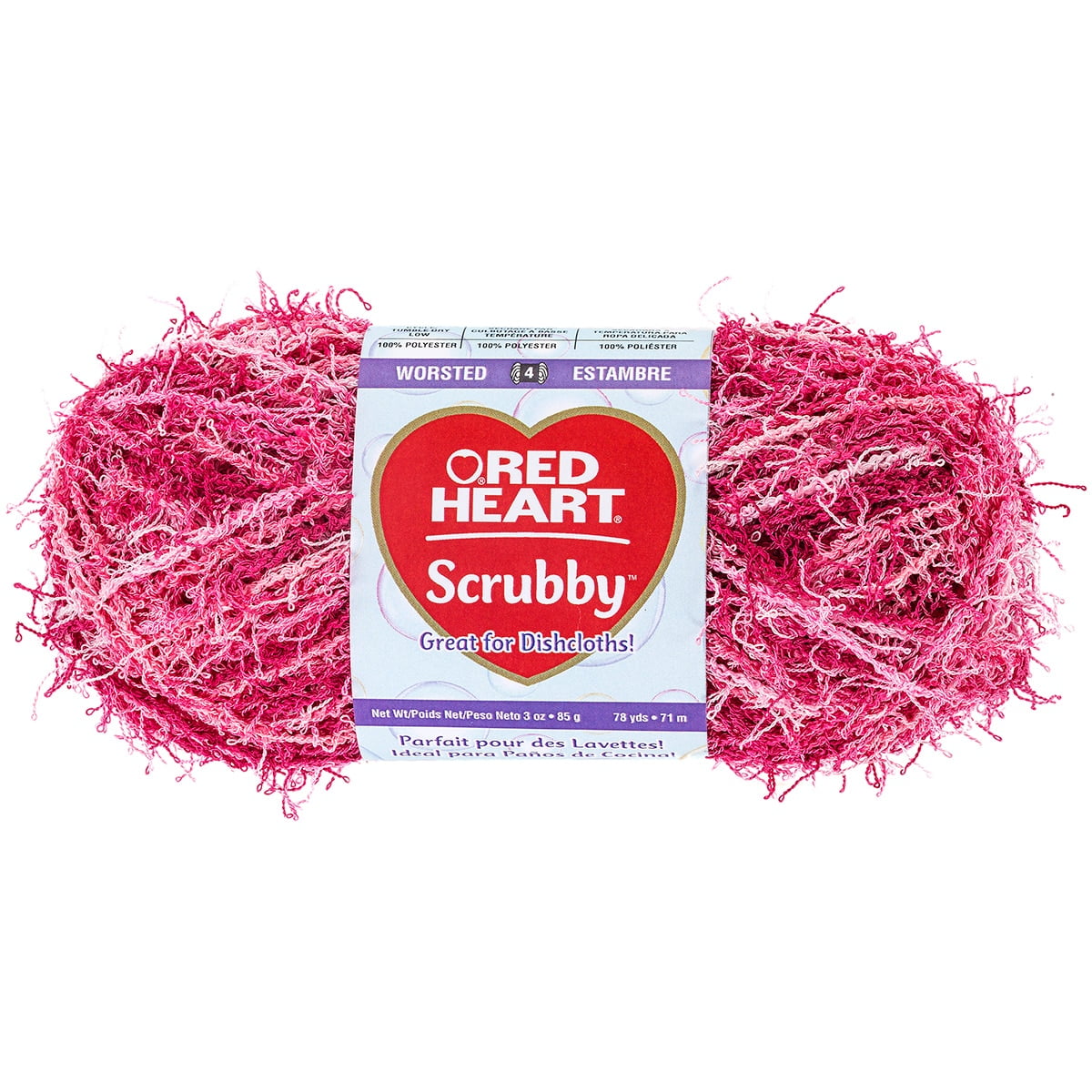 Red Heart Scrubby Yarn-Black, 1 count - Fry's Food Stores