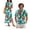Tropical Floral Leaves, variant on Jeiento Couples Matching Outfits Womens Hawaiian Dresses Coconut Tree Mens Short Sleeve Button Down Shirts Maxi Summer Dresses for Women Casual Long Sleeveless Crewneck Dress