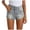 B-Blue, variant on felwors Women's High Waist Denim Shorts with Leopard Print Rolled Hem 2026 Trendy Distressed Hot Shorts for Casual Streetwear Party（Grey， L）