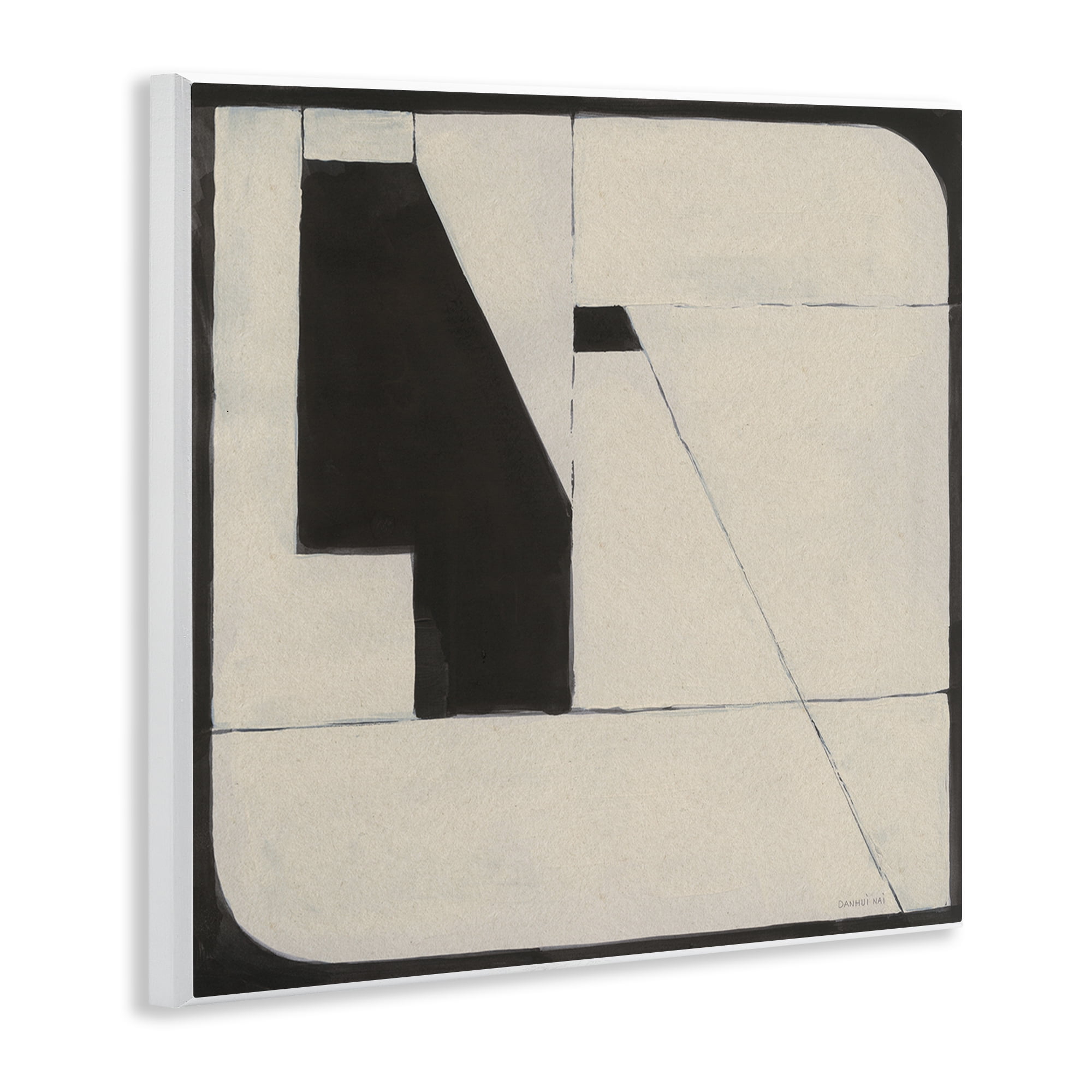 Stupell Industries Someday Soon Composition Abstract Painting Unframed Art Print Wall Art, 12 x 12