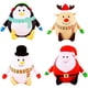thumbnail image 1 of Set de 4 peluches navideños PELUCHERIA Bombom de 21 cm, 1 of 5