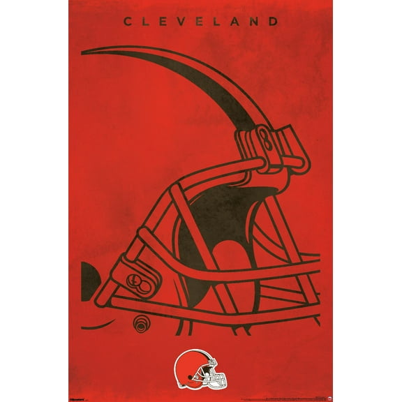 NFL Cleveland Browns - Logo 25 Wall Poster, 22.375" x 34"