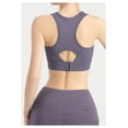 thumbnail image 2 of Sports Bra for Women, Padded High Support Fitness Crop Tank Top, Yoga Running Workout Shirts, 2 of 2